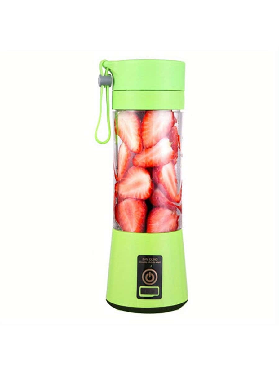 6-blade USB Rechargeable Mini Juicer, Ideal For Smoothies, Juices