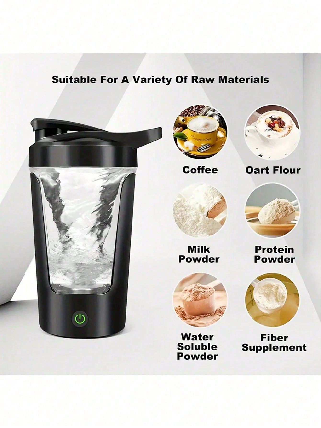 1pc Shake cup protein powder cup milk shake cup mixing cup