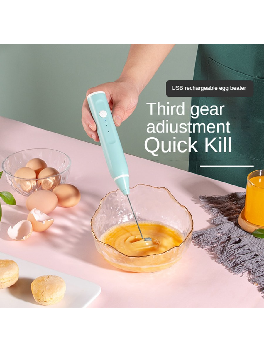 Electric Milk Frother Handheld, Battery Operated Whisk Beater Foam