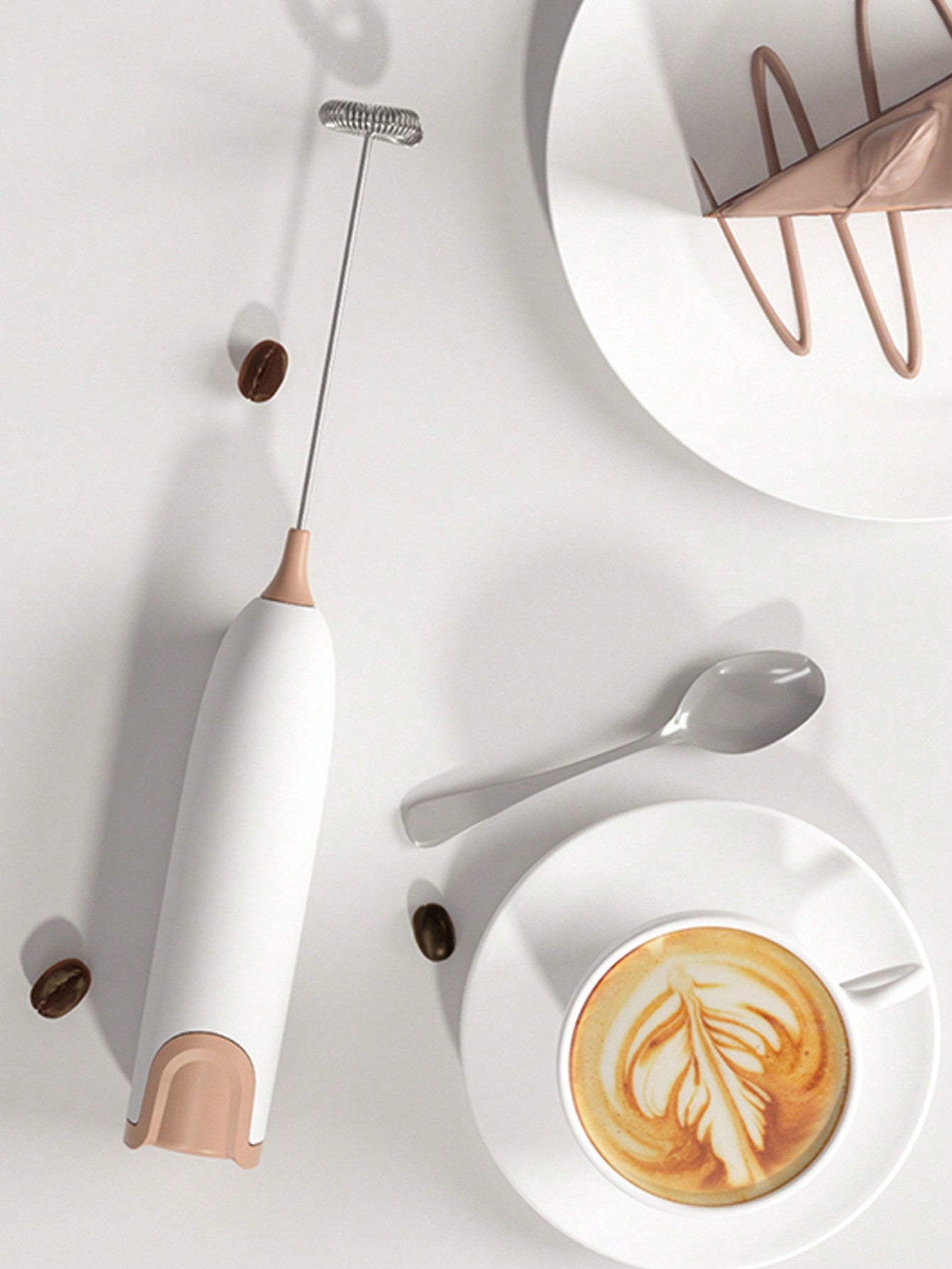 Mini Handheld Whisk: Upgraded Electric Milk Frother and Coffee Whisk –  Perfect for Frothing Milk and Creating Delicious Coffee Drinks – 1pc