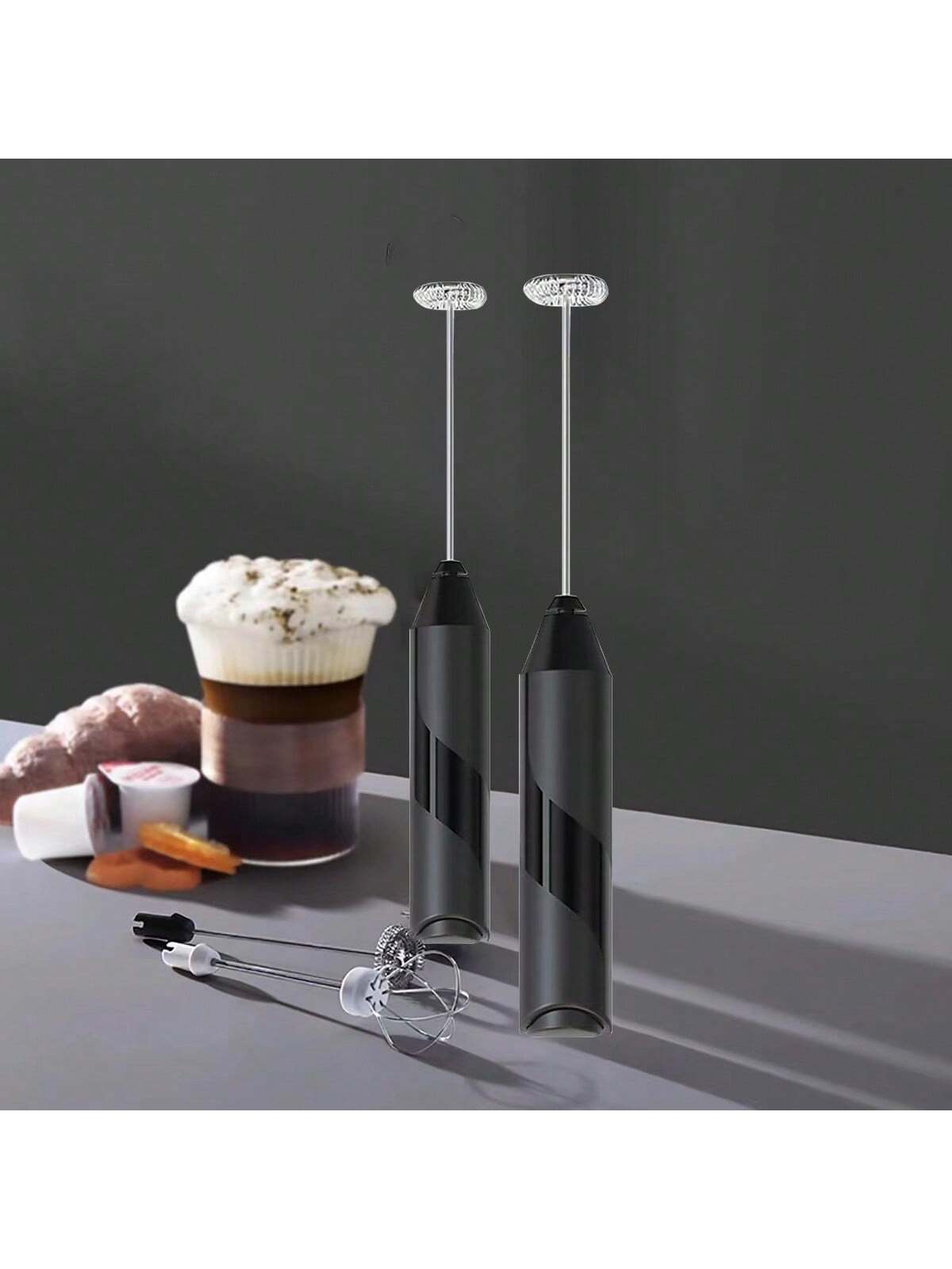 1pc Electric Milk Frother, Mini Handheld Wireless Mixer Household