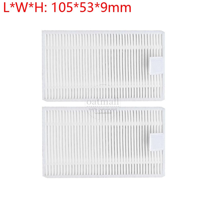 For Cecotec Conga 6090 Mixed Tank HEPA Filter 105*53*9mm Robot Vacuum Cleaner Accessories Spare Parts Replacement