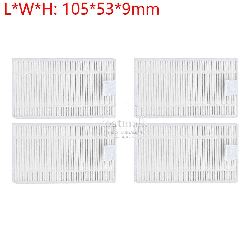 Replacement Filters For Cecotec Conga 4090 4490 HEPA Filter Robot Vacuum Cleaner Accessories Spare Parts Consumables