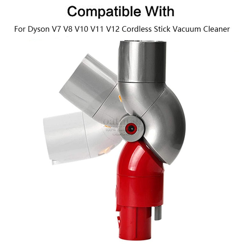 Adapter for Dyson V10 V11 V7 V8 Quick Release Top Adaptor Tool Multi-Angle Rotation Bottom Converter Vacuum Cleaner Replacement