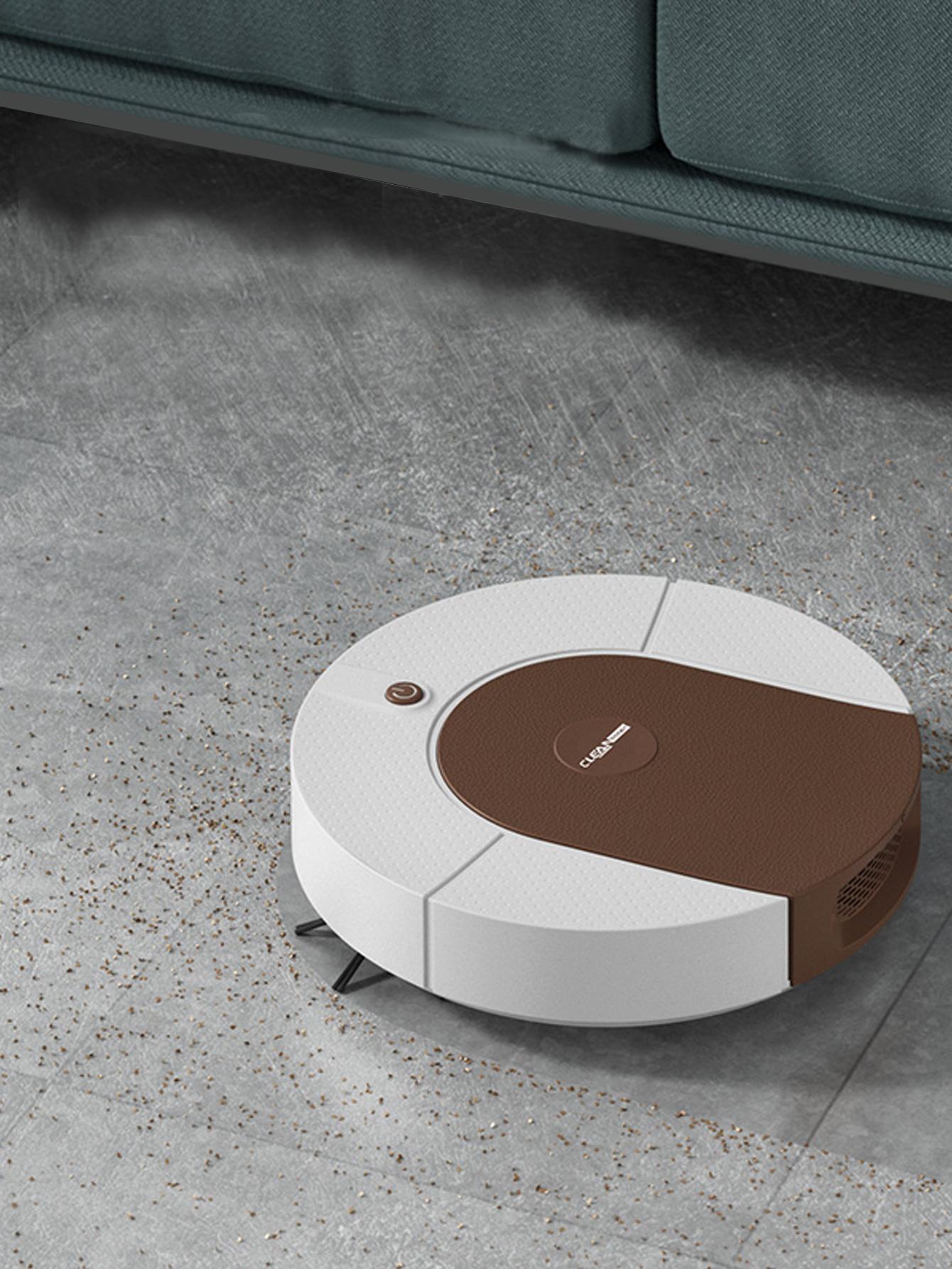 1pc ABS Robot Vacuum Cleaner, Modern Rechargeable Vacuum Cleaner For Home