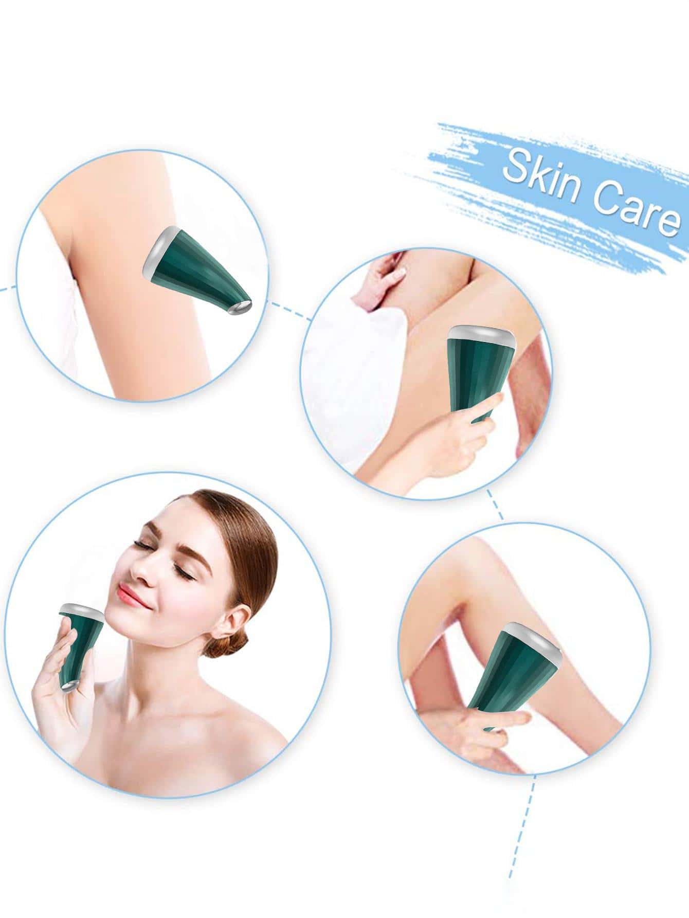 Home Beauty Skin Care Tools Portable Face Massage Facial Anti Wrinkle Device Skin Firm Cooling