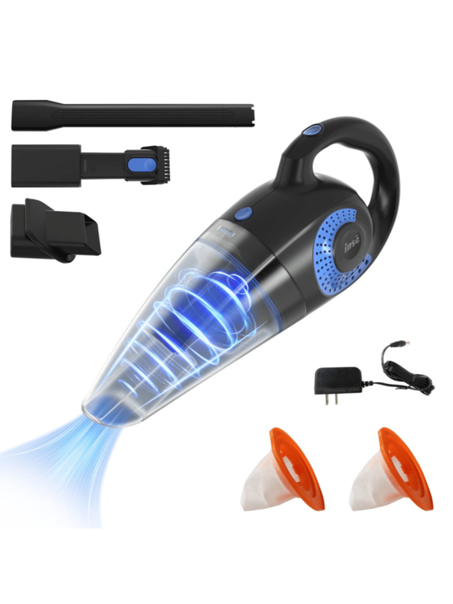 INSE Cordless Car Vacuum Cleaner Wet Dry Lightweight Rechargeable Handy Vacuum for Car, Home, Pet, Hair
