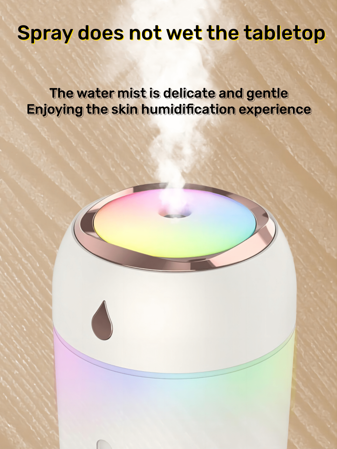 1pc ABS Humidifier, Modern Desktop Atomizer Hydrating Device For Home