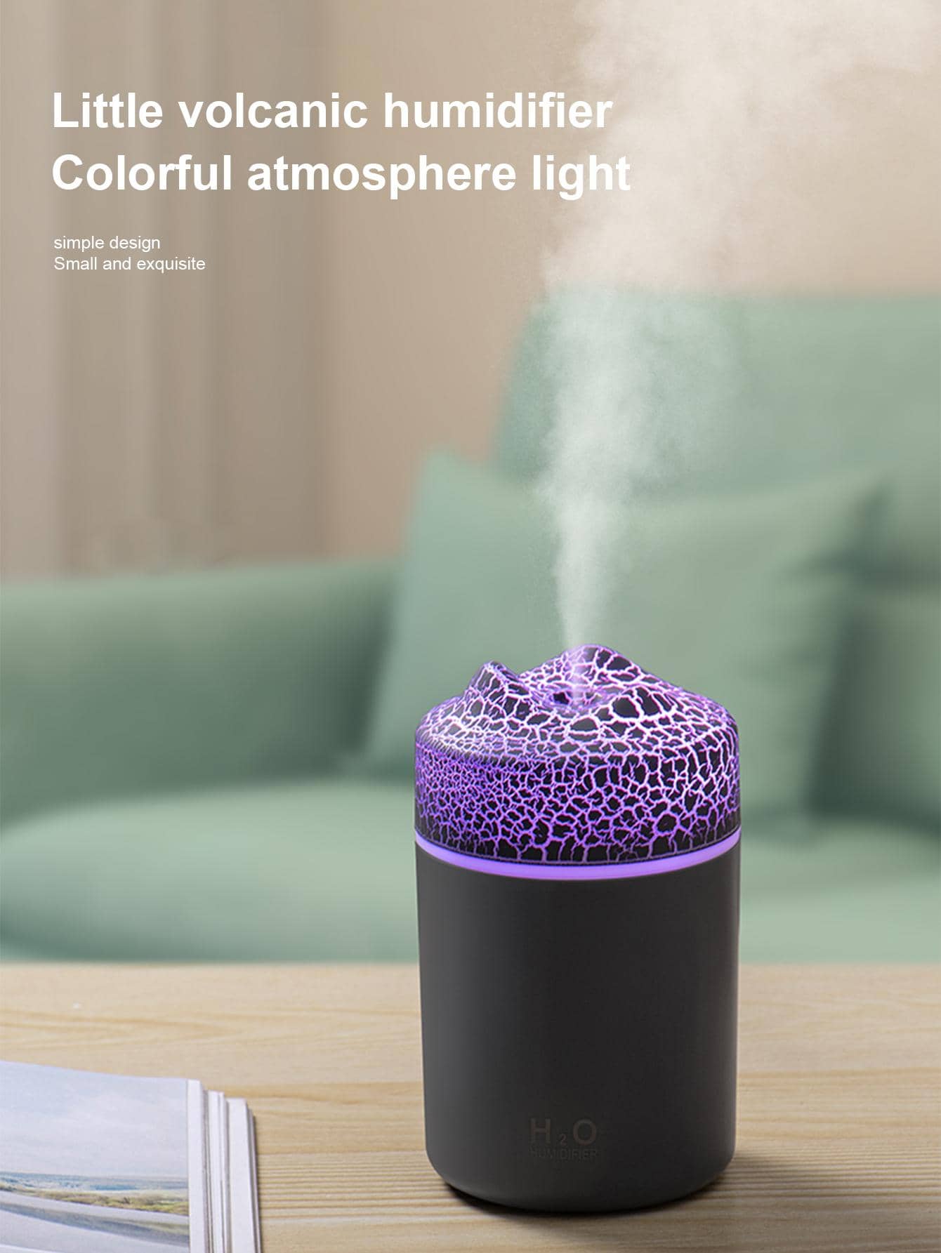 1pc ABS Humidifier, Modern Mini Desktop Atomizer Hydrating Device For Home