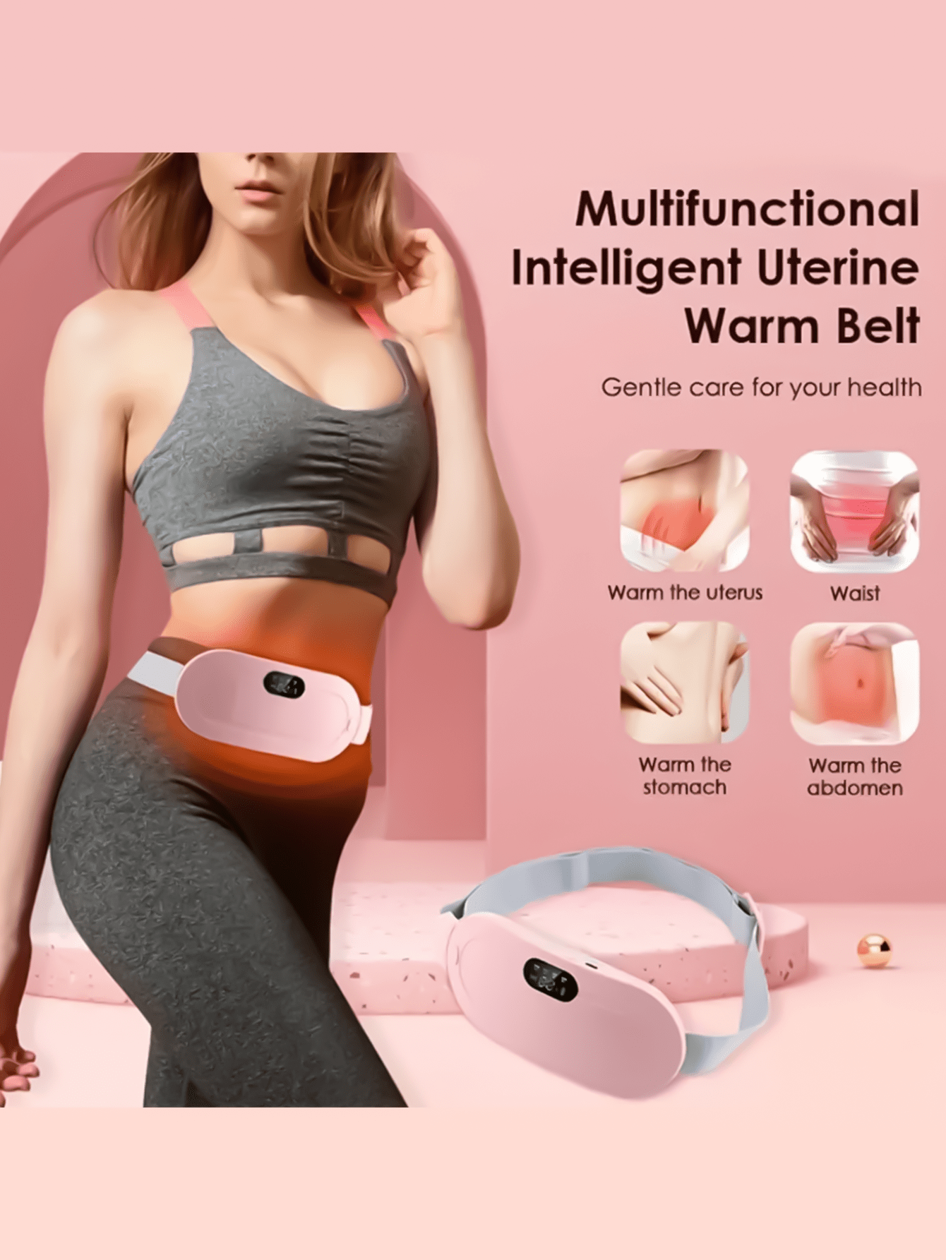 1pc Menstrual Heating Pad, Cycle Heating Pad For Cramp, Hot Massage Stomach Heating Pad