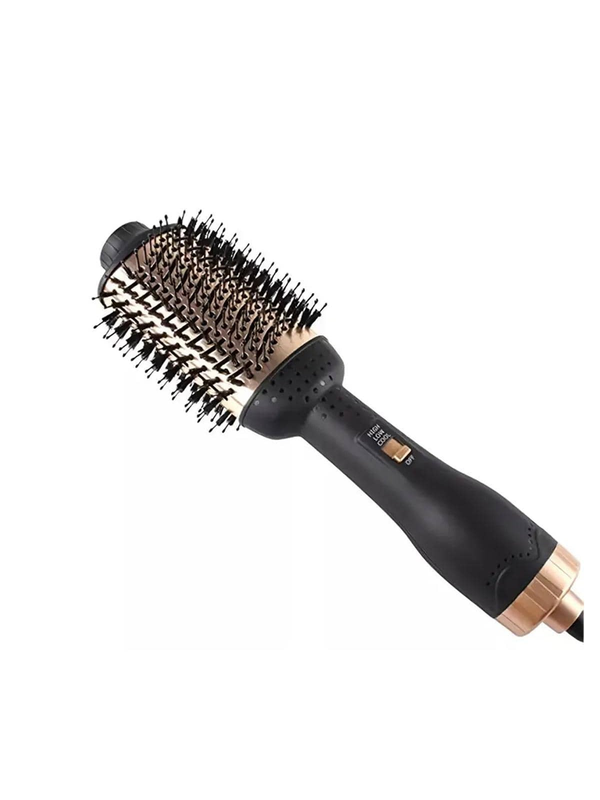1pc ABS Electric Hair Comb, Modern Rotating Adjustable Hot & Cool Blow Hair Comb For Home
