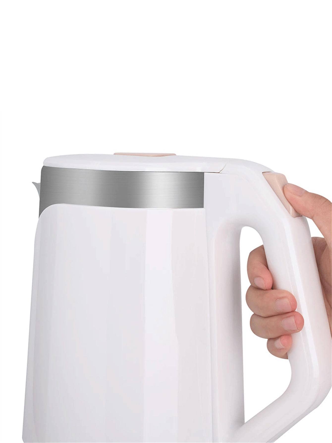 1pc Stainless Steel Electric Kettle, Nordic Overheat Protection Electric Kettle For Kitchen