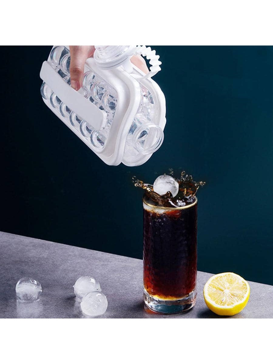 1pc ABS Ice Ball Mold, Simple Clear Easy To Use Ice Ball Bottle For Kitchen