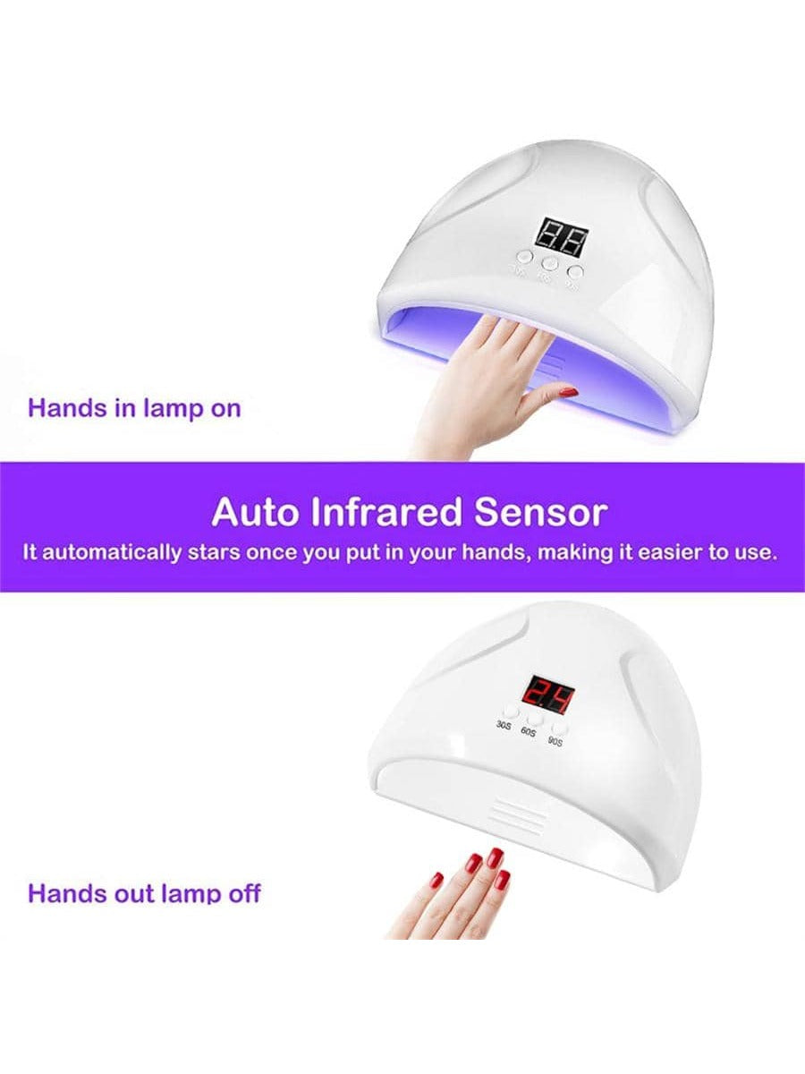 1pc ABS Manicure Light, Modern Electric Nail Lamp For Home