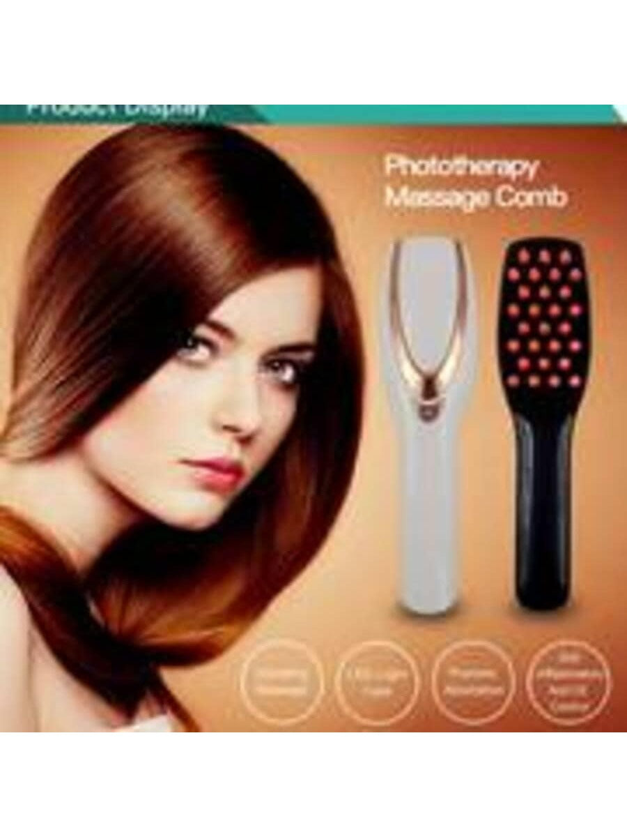 1pc ABS Charging Massage Comb, Modern Two Tone Rechargeable Massage Comb For Home