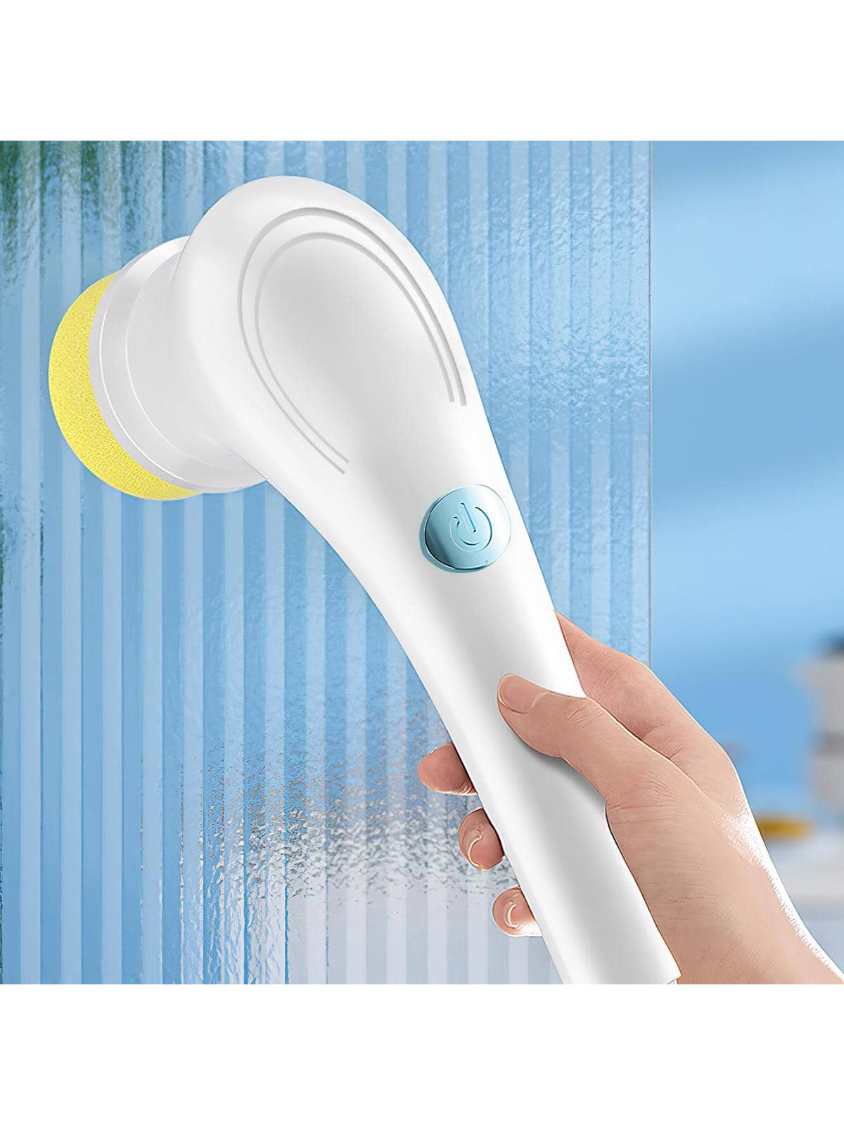 1pc Plastic Electric Cleaning Brush, Modern 5 In 1 Cleaning Brush For Kitchen, Household