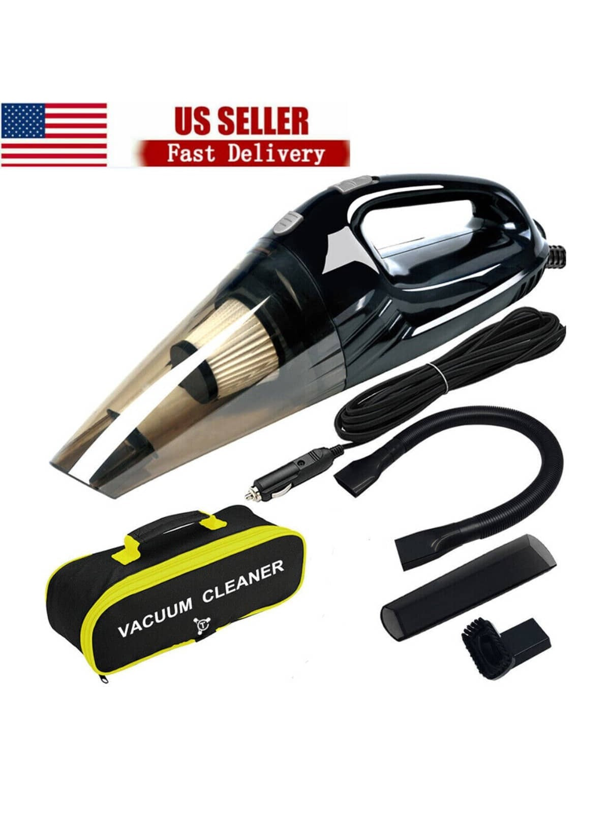 Vacuum Cleaner Portable Car Wet&Dry Handheld Strong Suction Car Handheld US