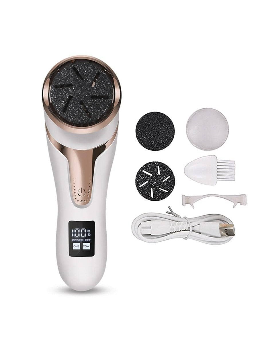 1pc ABS Electronic Foot File, Modern USB Rechargeable Exfoliating Electronic Pedicure For Home