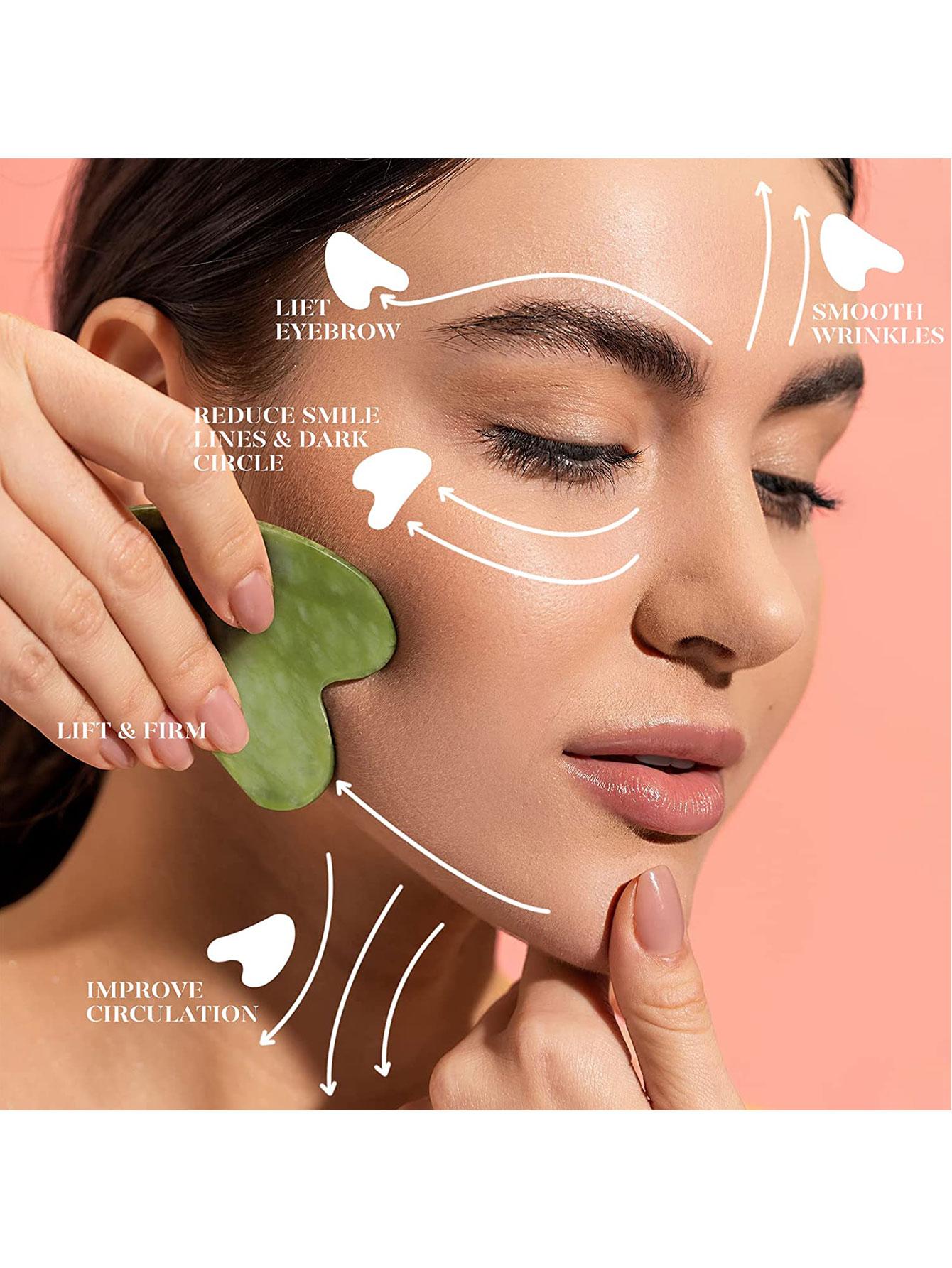 Facial Tool for Self Care, Massage Tool for Face and Body Treatment, Relieve Tensions and Reduce Puffiness