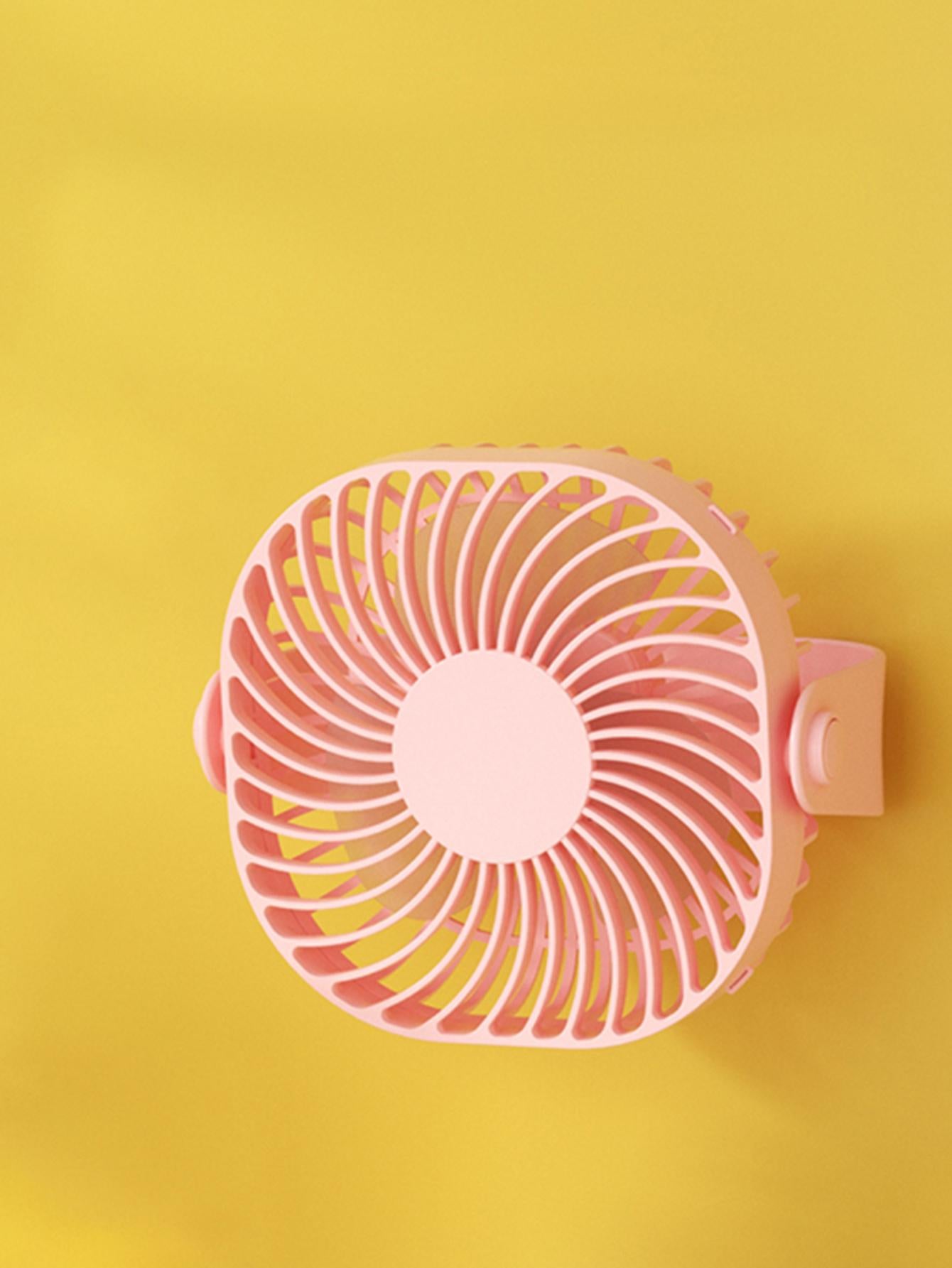 Plug-in Desk/desktop/wall-mounted Fan In Pink