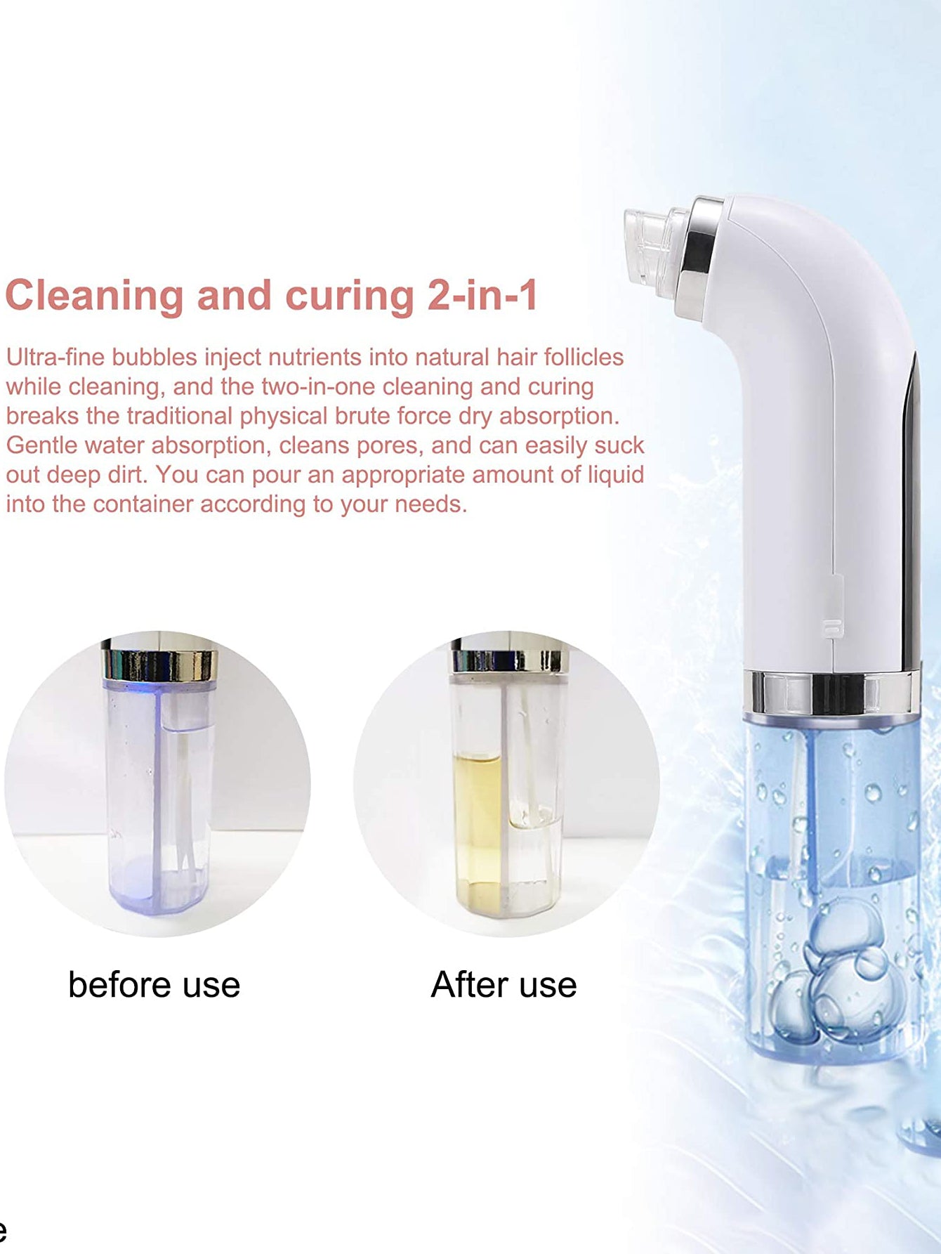 Vacuum Suction Blackhead Remover Pore Cleaner Face Cleaning Acne Removal Kit