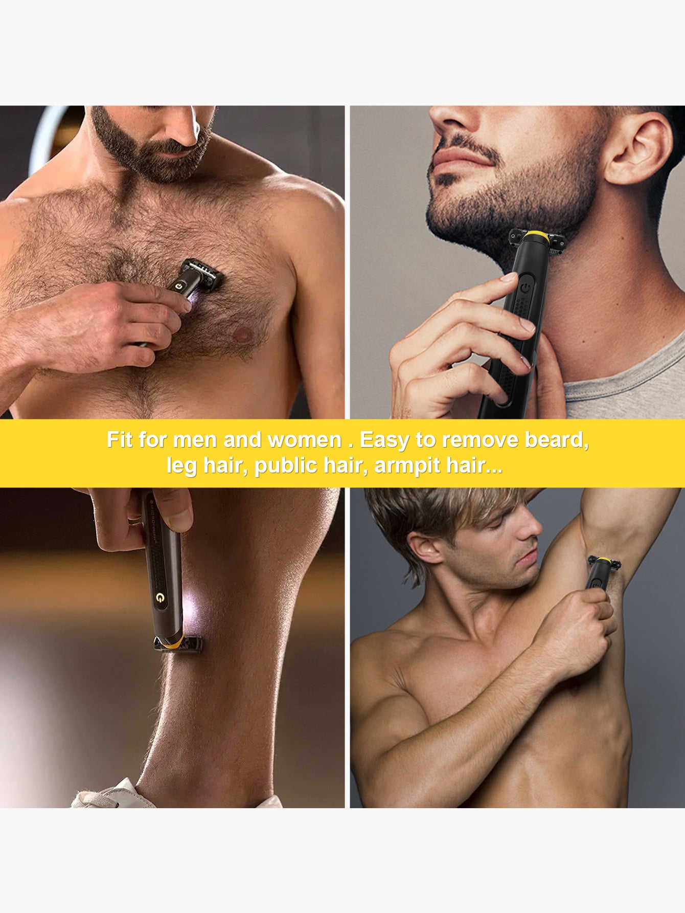 1pc Men's Electric Multifunctional Shaver & Razor With Charging Function