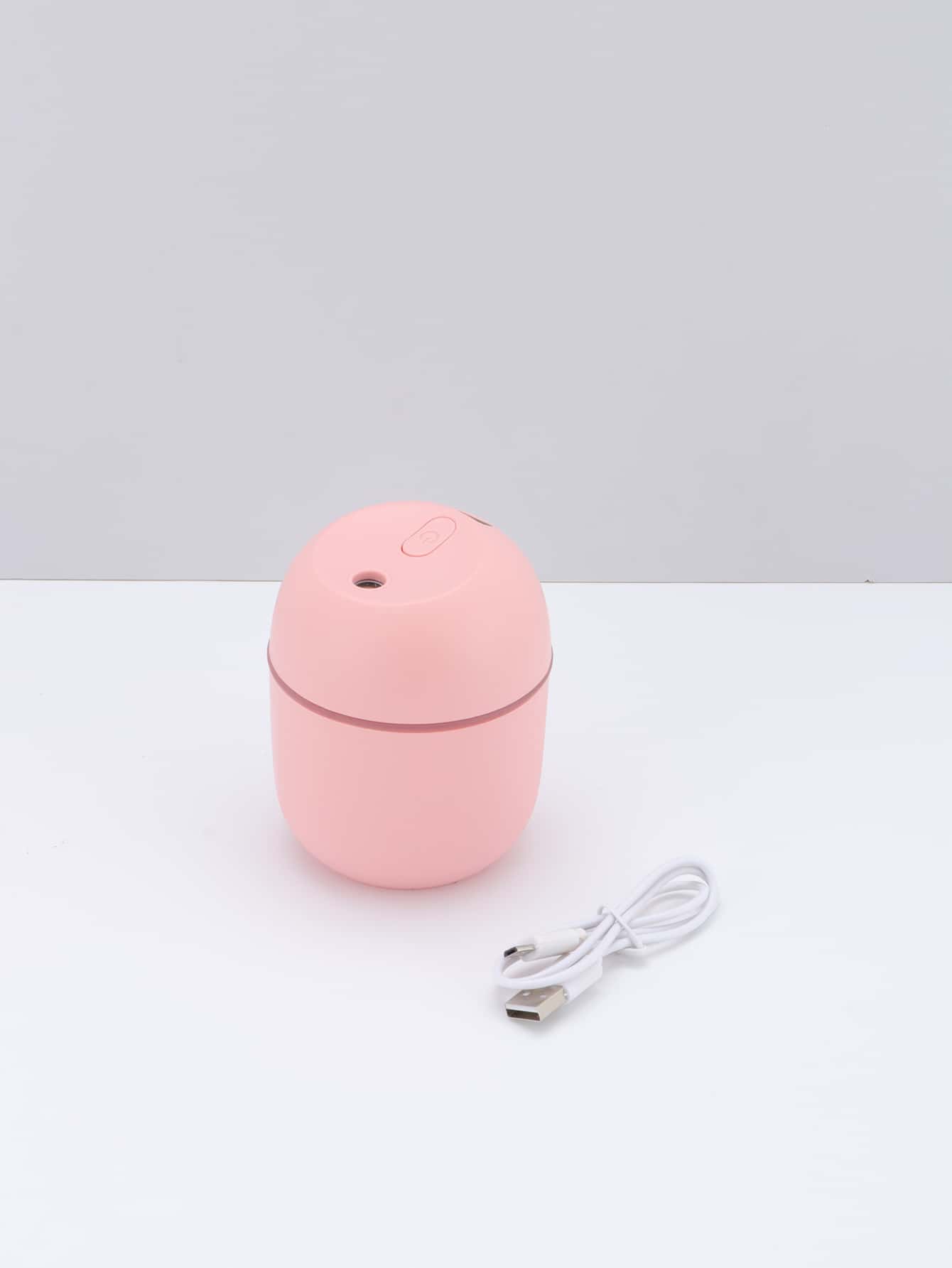 Mini egg drop humidifier USB color light car fog home desktop air mute small humidifier 1 installation-Pink-1
