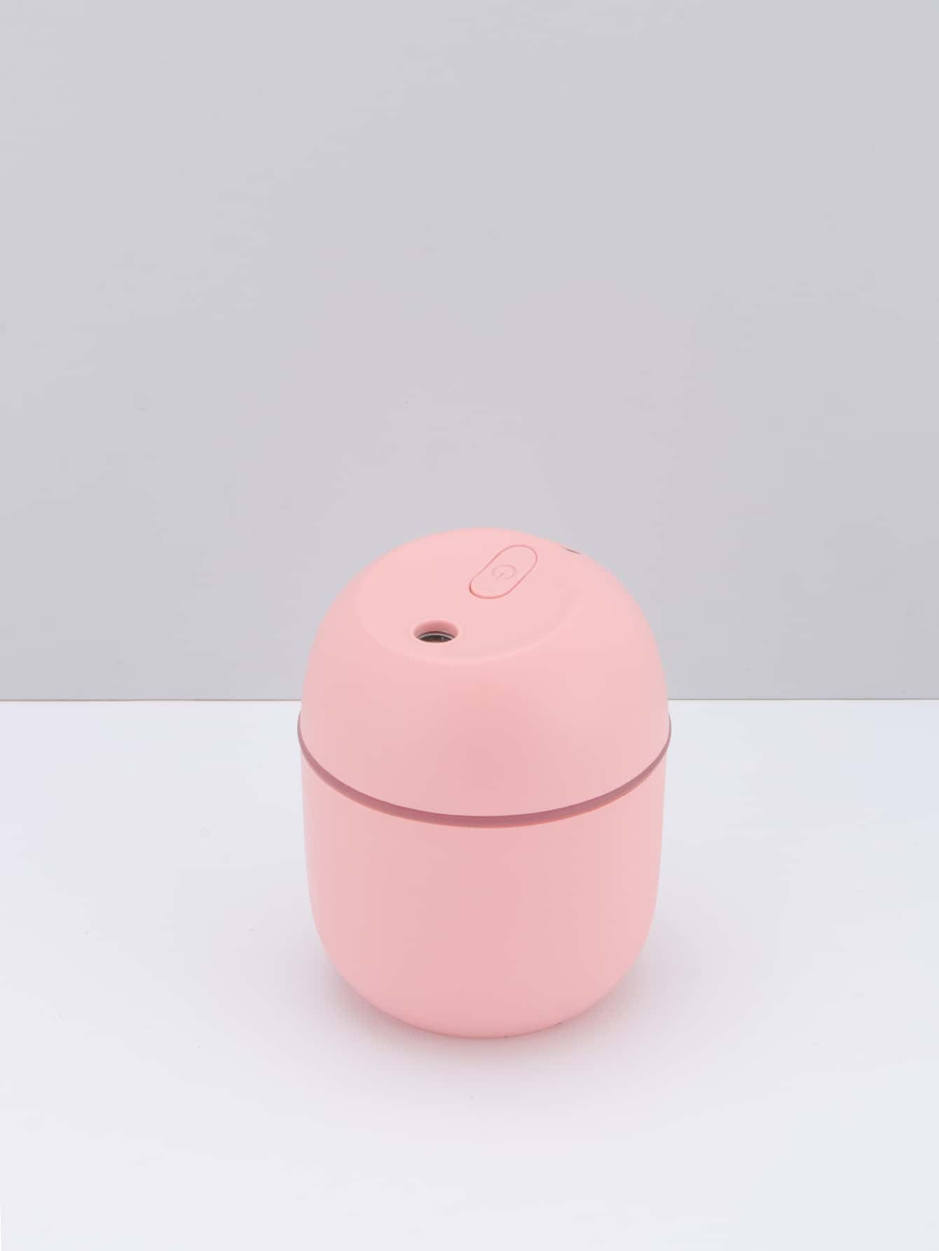 Mini egg drop humidifier USB color light car fog home desktop air mute small humidifier 1 installation-Pink-3