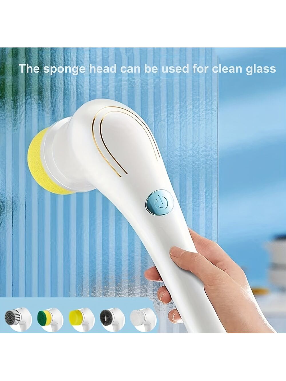 1set, Electric Spin Scrubber, Cordless Electric Shower Scrubber
