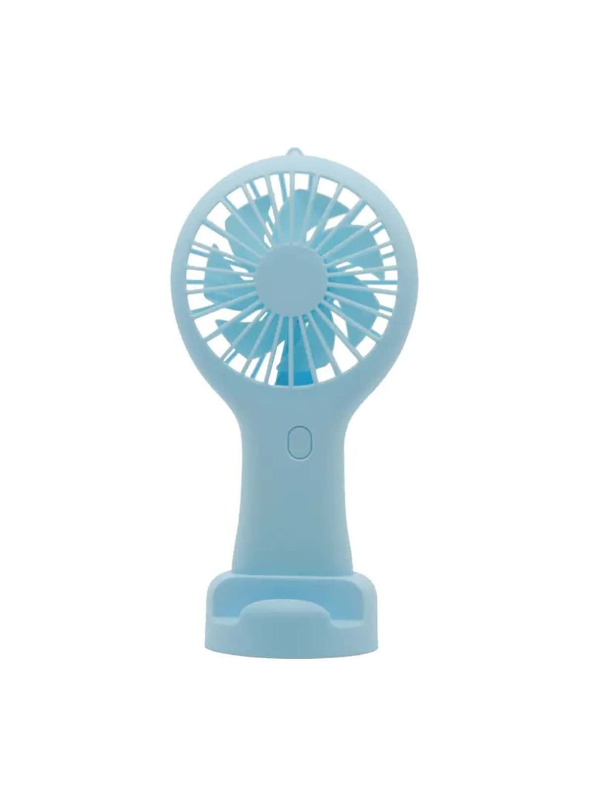1W Portable Hand Fan Rechargeable Cooling Mini USB Fan Handheld Small Fan Cooler Office Student Gifts Mini Fan-Blue-1