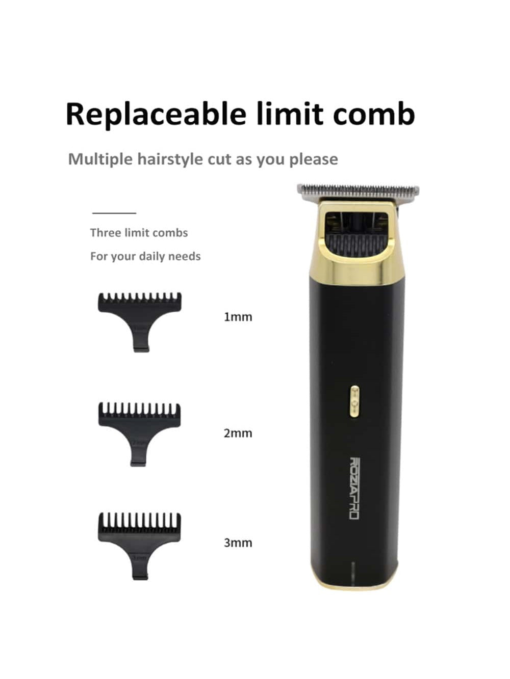 Hair Clippers for Men 2000mAh Cordless Hair Trimmer Beard Trimmer Electric  Pro Li Outline Trimmer 0mm Baldheaded Zero Gapped Trimmer Professional Hair  Cutting Kit for Barber Gold with Ear Clean 2024 - $17.09
