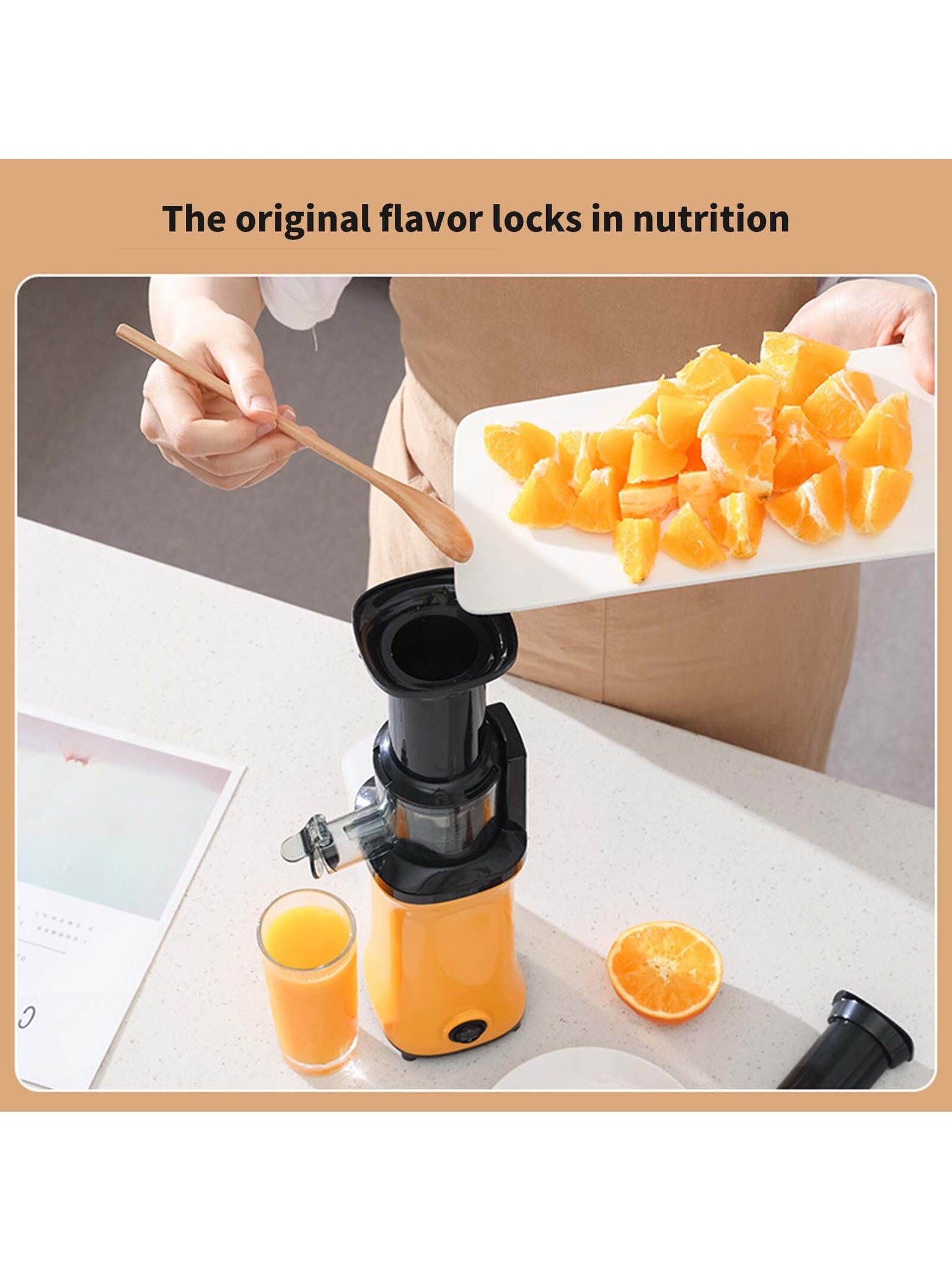 Household Fully Automatic Juice Extractor With Separated Residue And Juice-Orange-2