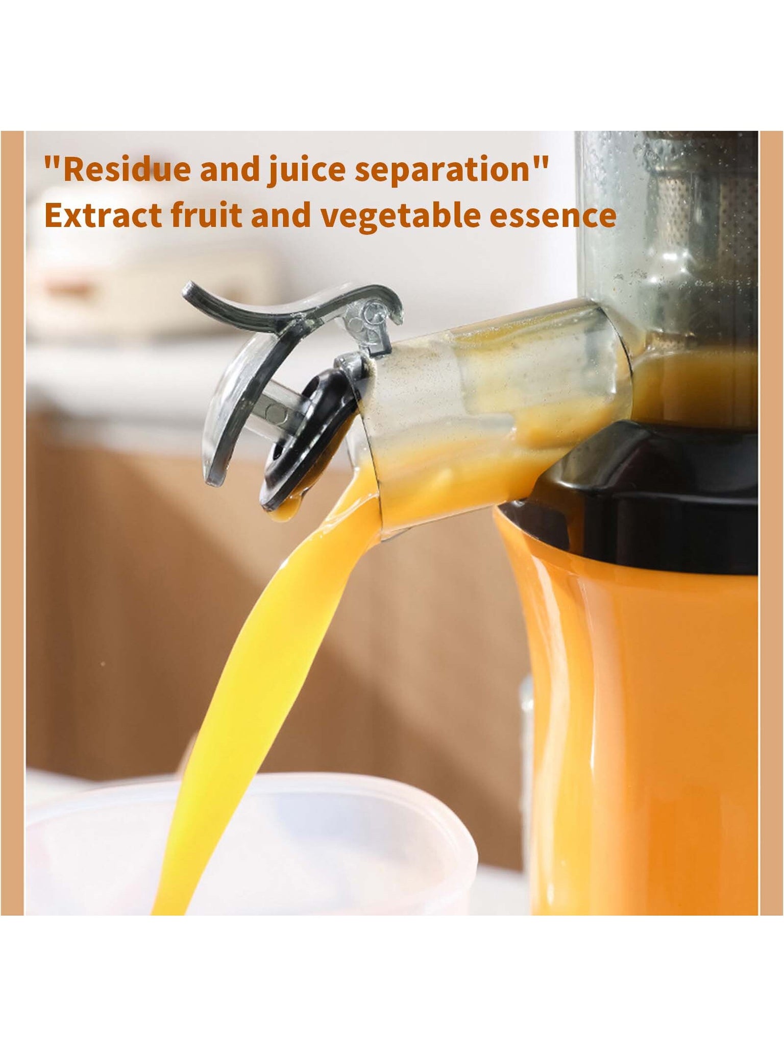 Household Fully Automatic Juice Extractor With Separated Residue And Juice-Orange-5