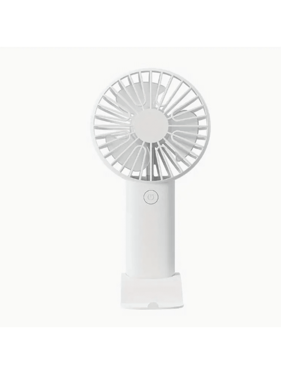 White Portable Mini Fan-White-3