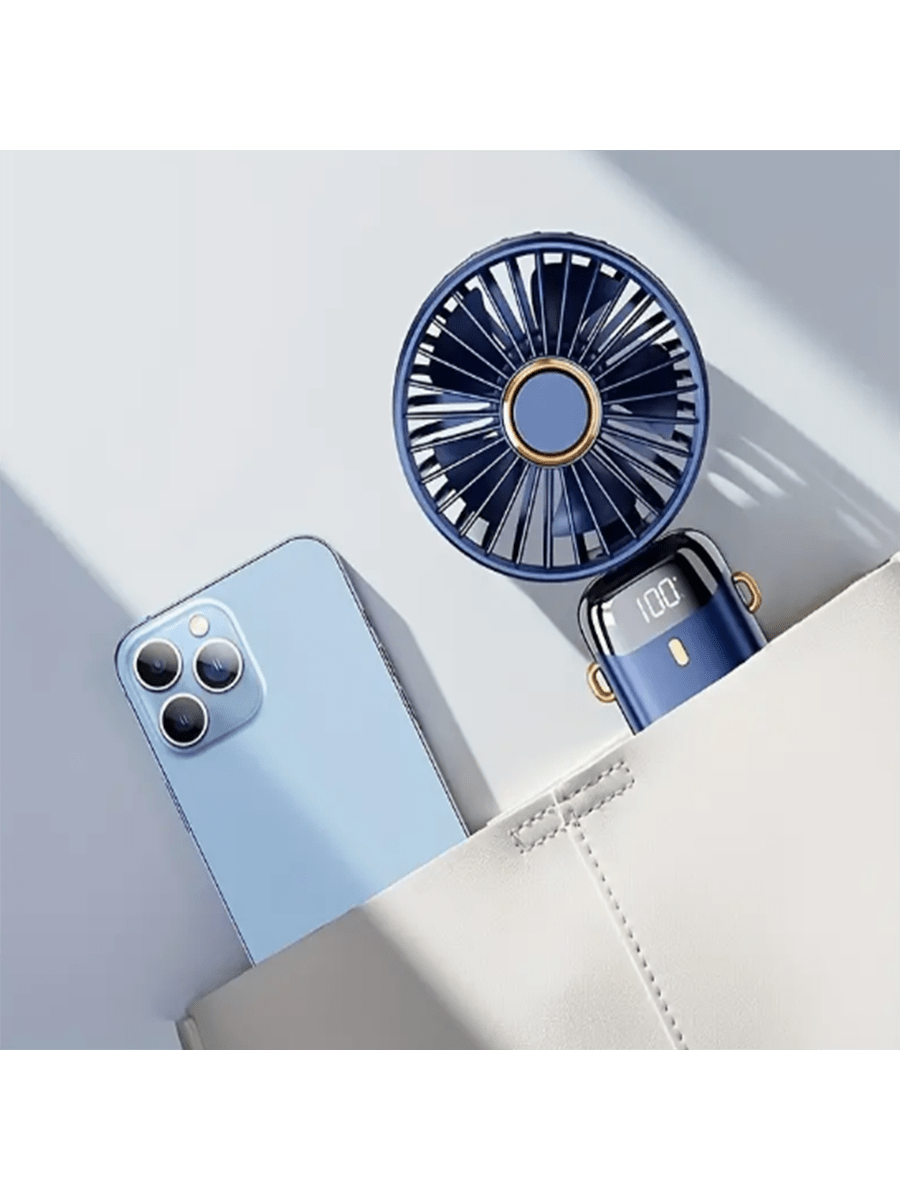 Handheld Portable Mini Fan-Blue-3