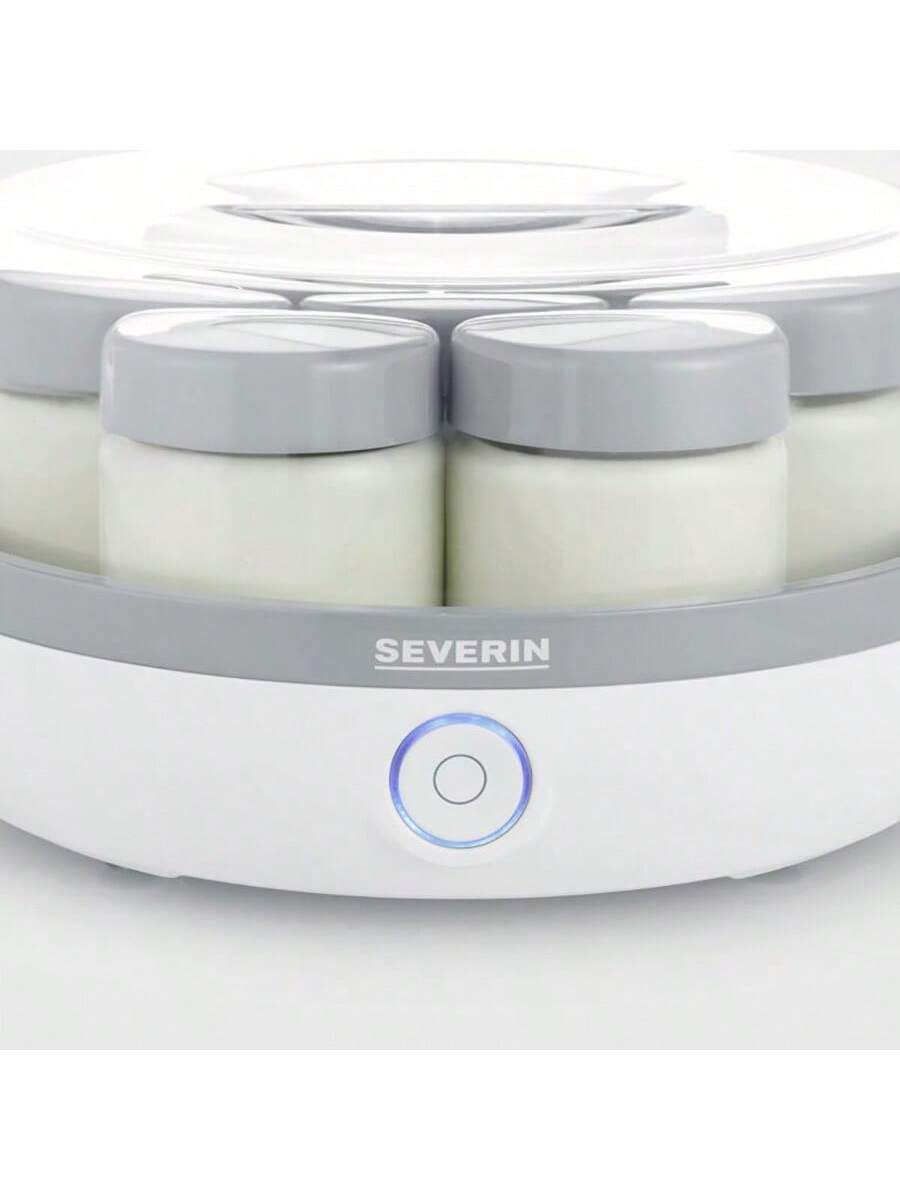 Severin JG3518 Yogurt Maker Healthy Enjoyment with 7 Dispenser Tins-White-7
