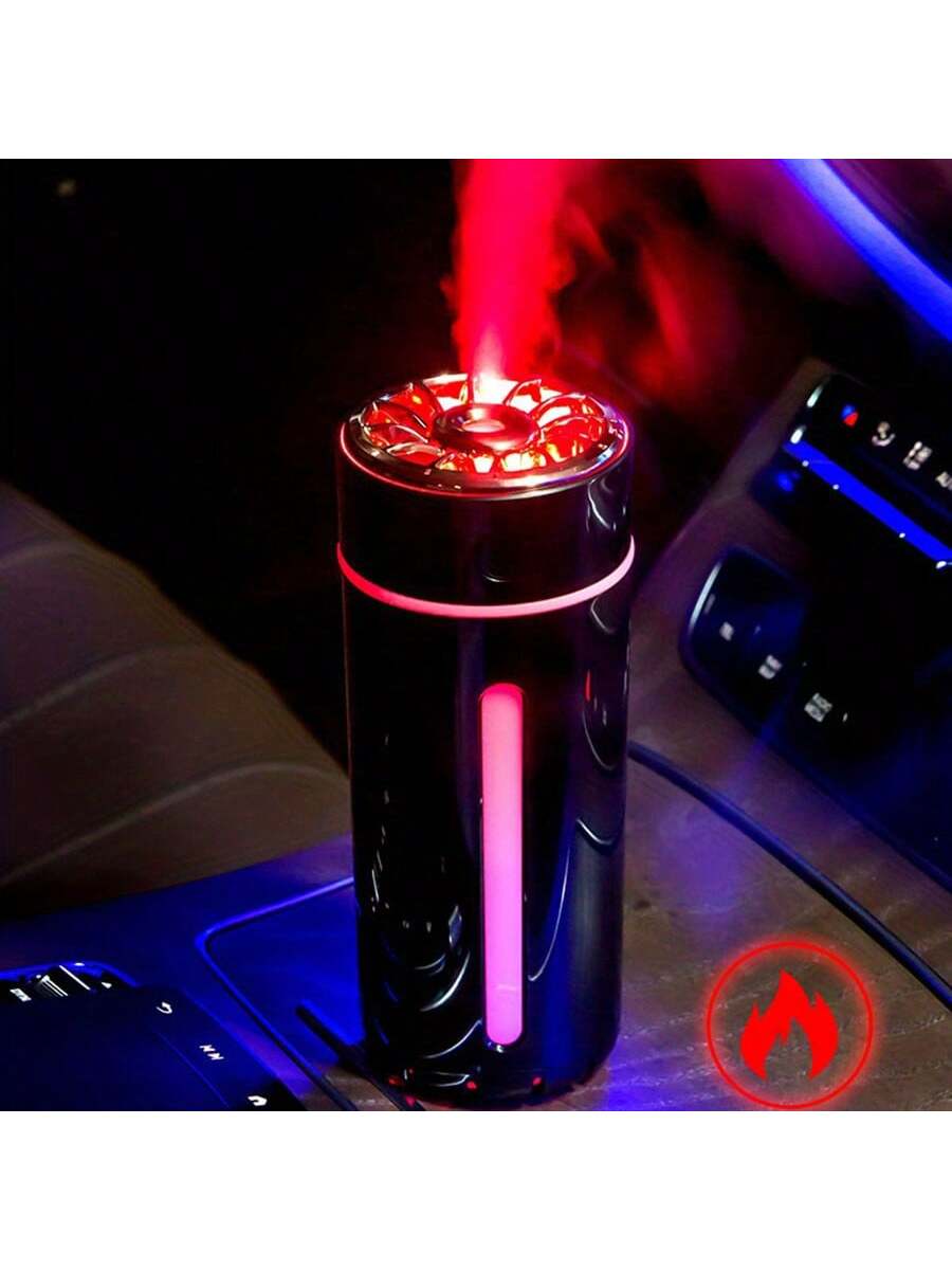 New Mini Usb Humidifier For Home, Office Car, With Aroma Feature, Creative Gift-Black-3