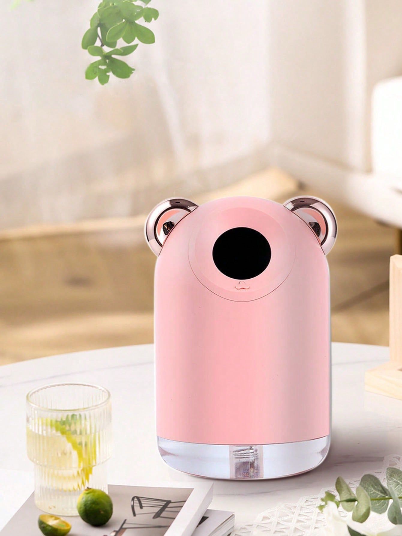 Pink Cute Dog Shaped Humidifier X6-Pink-1