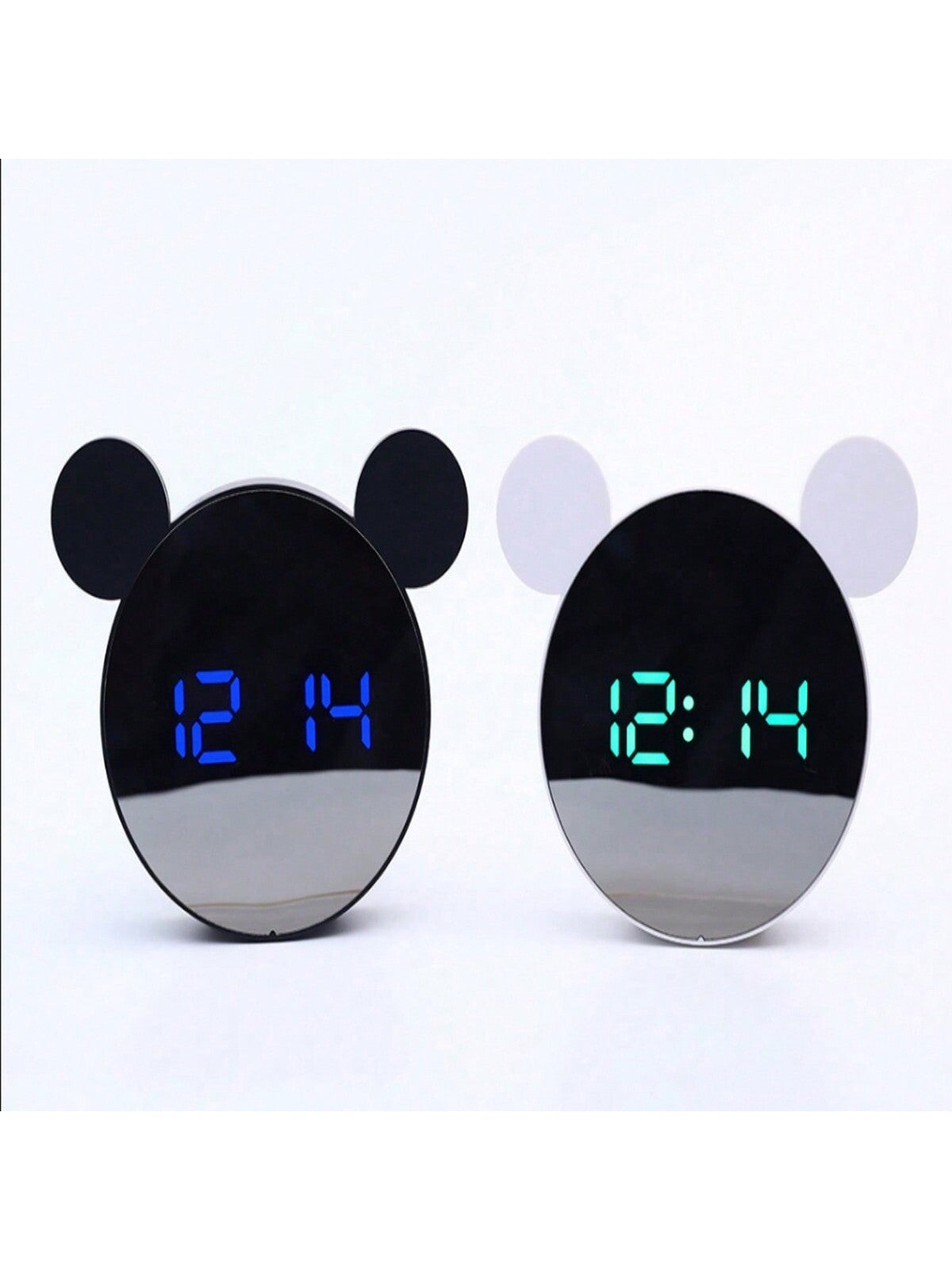1pc Personalized New Led Digital Alarm Clock With Large Screen, Multifunction Clock & Temperature Display For Bedroom Decoration-Black-5
