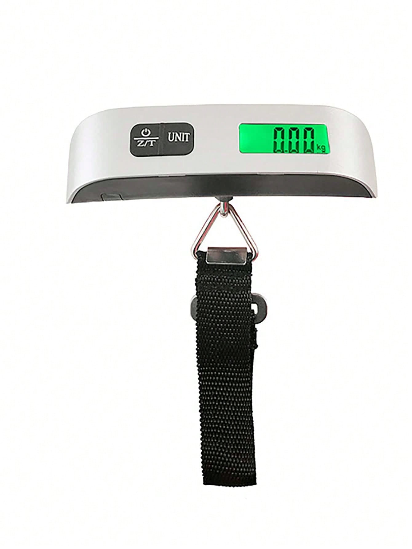 1pc Portable Luggage Scale New Electronic Handheld Scale For Fishing Hanging Hook Weighing Balance-Silver-5