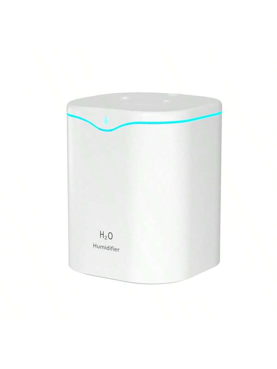 New Usb Dual Spray Humidifier -quiet Air Atomizer With Large Capacity For Office And Home Desk-White-1