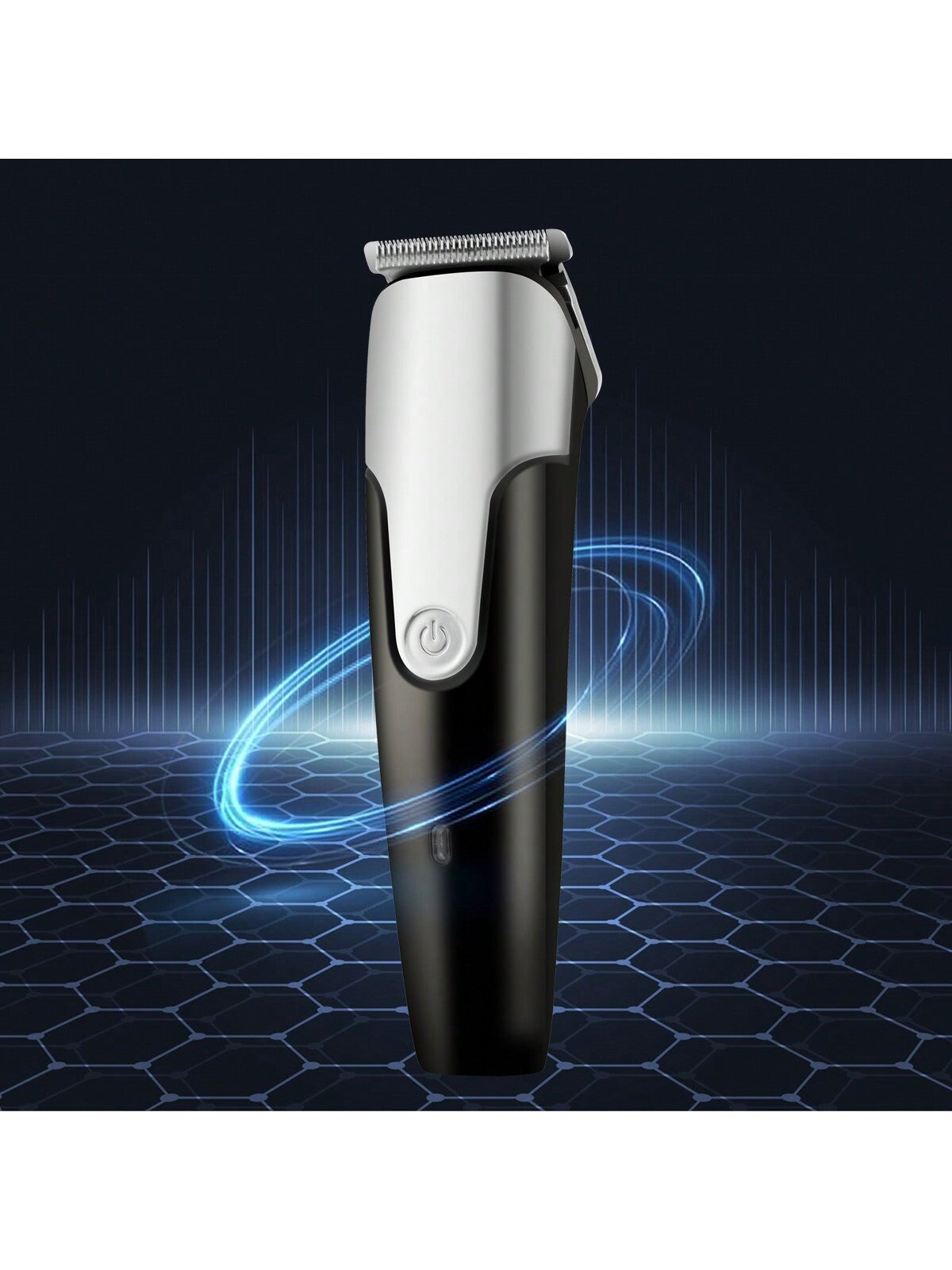 Professional Hair Clippers Cordless Barber Shavers Rechargeable Hair Cutting Kit with 2 Comb Guides-Black-1