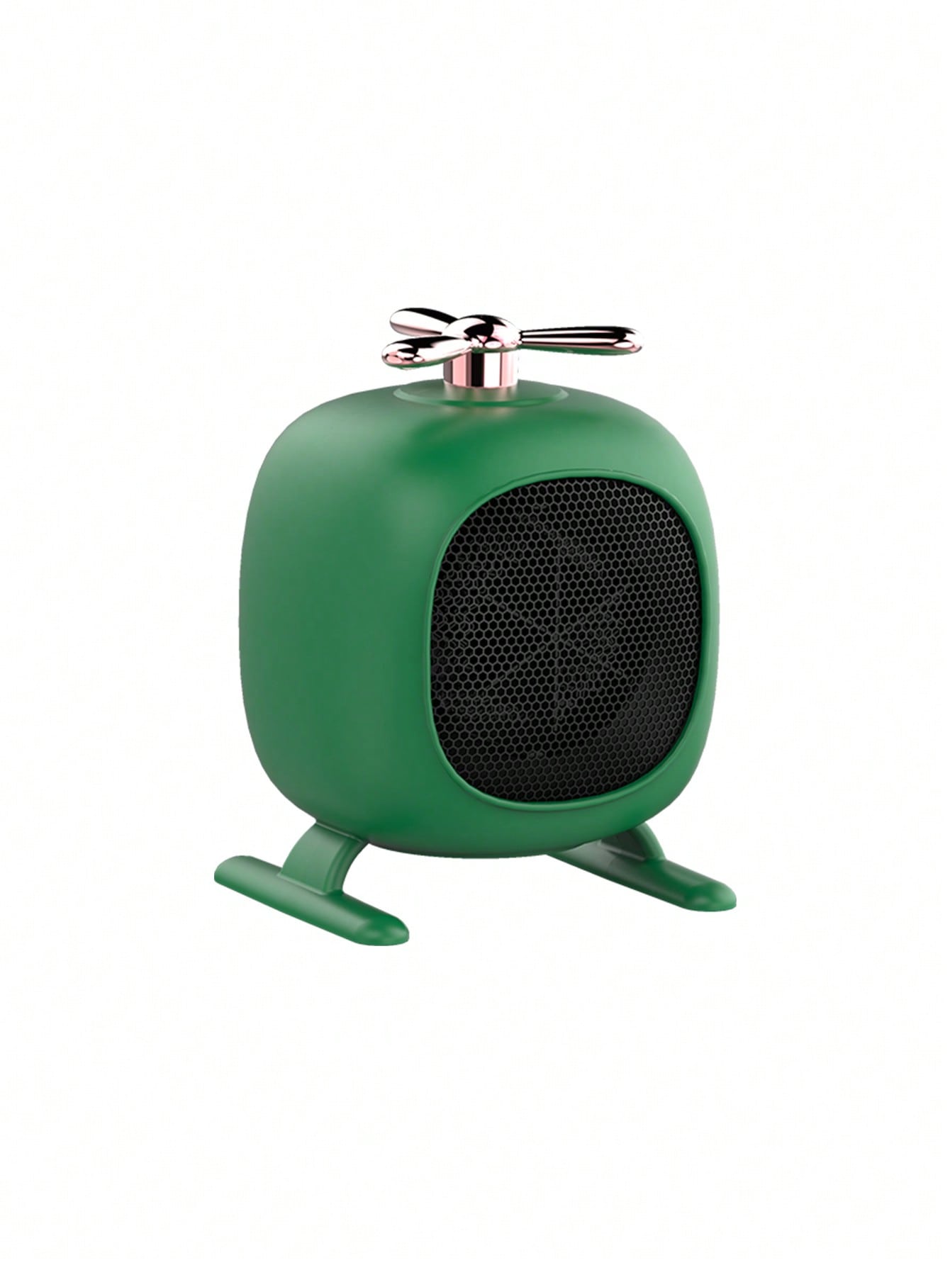 1pc European Standard Green Desktop Electric Heater, Mini Heater For Home Use-Green European standard-10