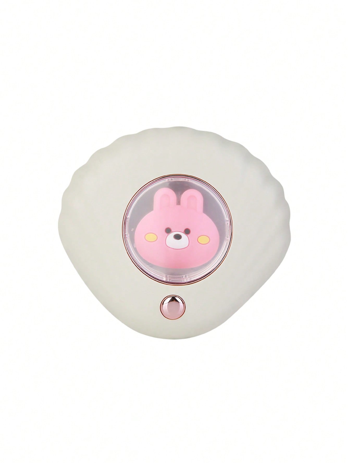1pc Cat Paw Shaped Usb Rechargeable Hand Warmer, Portable, Mini And Simple Design-Beige-10