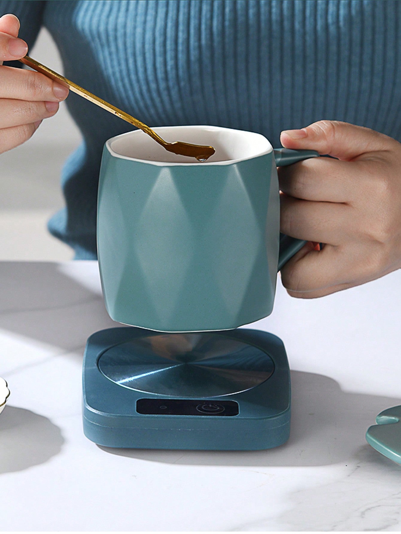 Electric Mug Warmer, Heated Coffee Mug Cup Coaster, Warmer Pad USB Pow –  vacpi