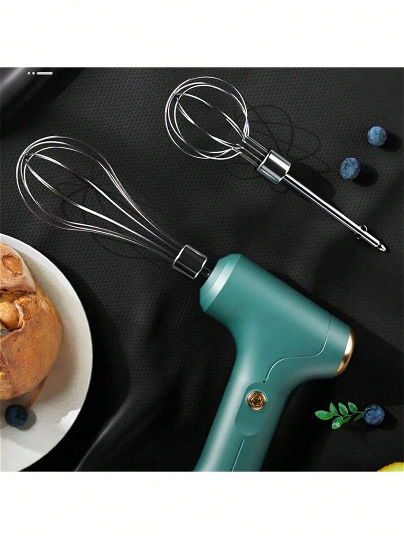 Green Wireless Electric Beater, Mini Automatic Whisk For Cream And Cake  Baking, Handheld Rechargeable Mixer For Home Use
