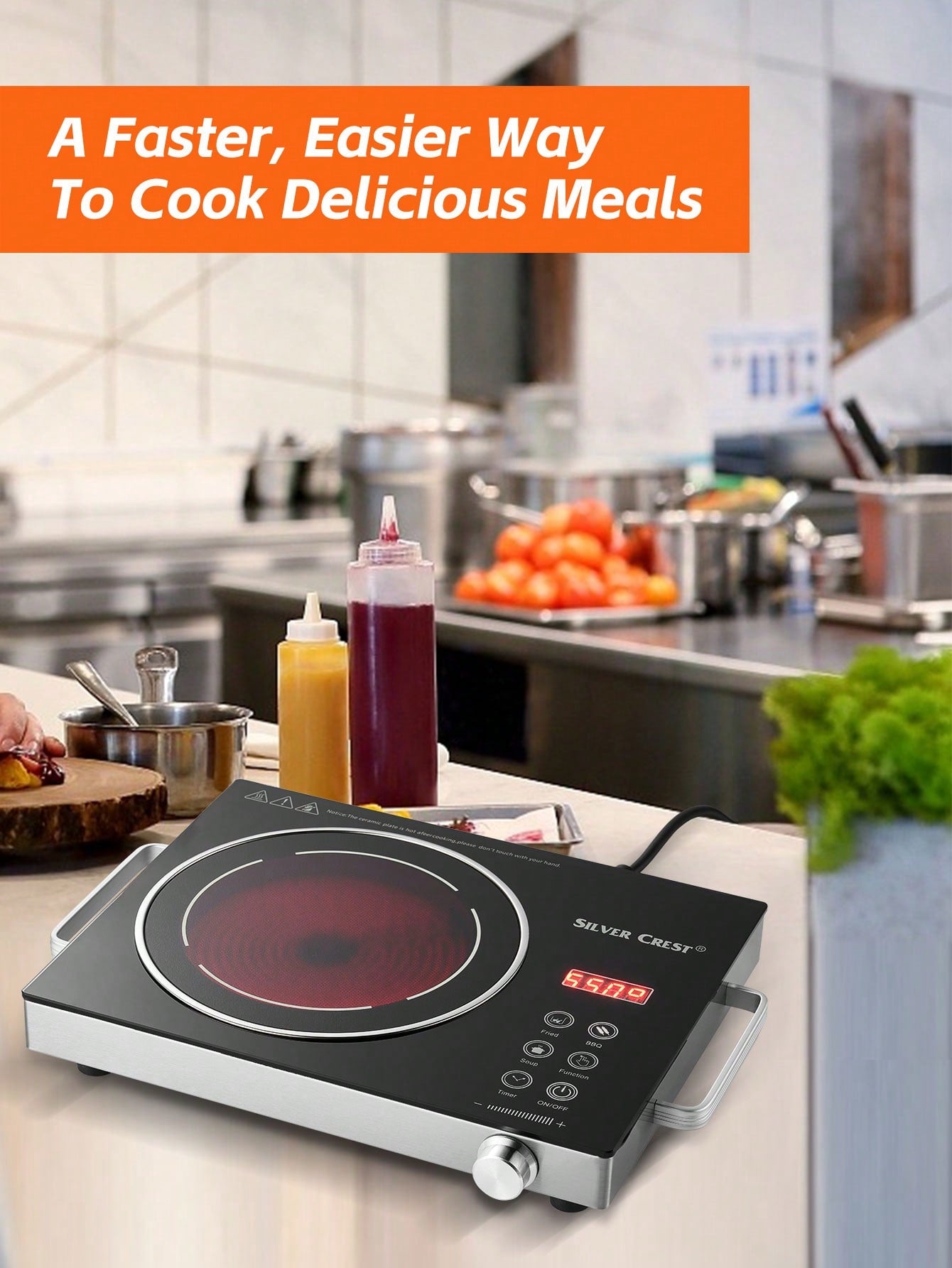 Induction Cooktop 220-240V 12'' Built-in Electric Stovetop 3500W Hard Wired