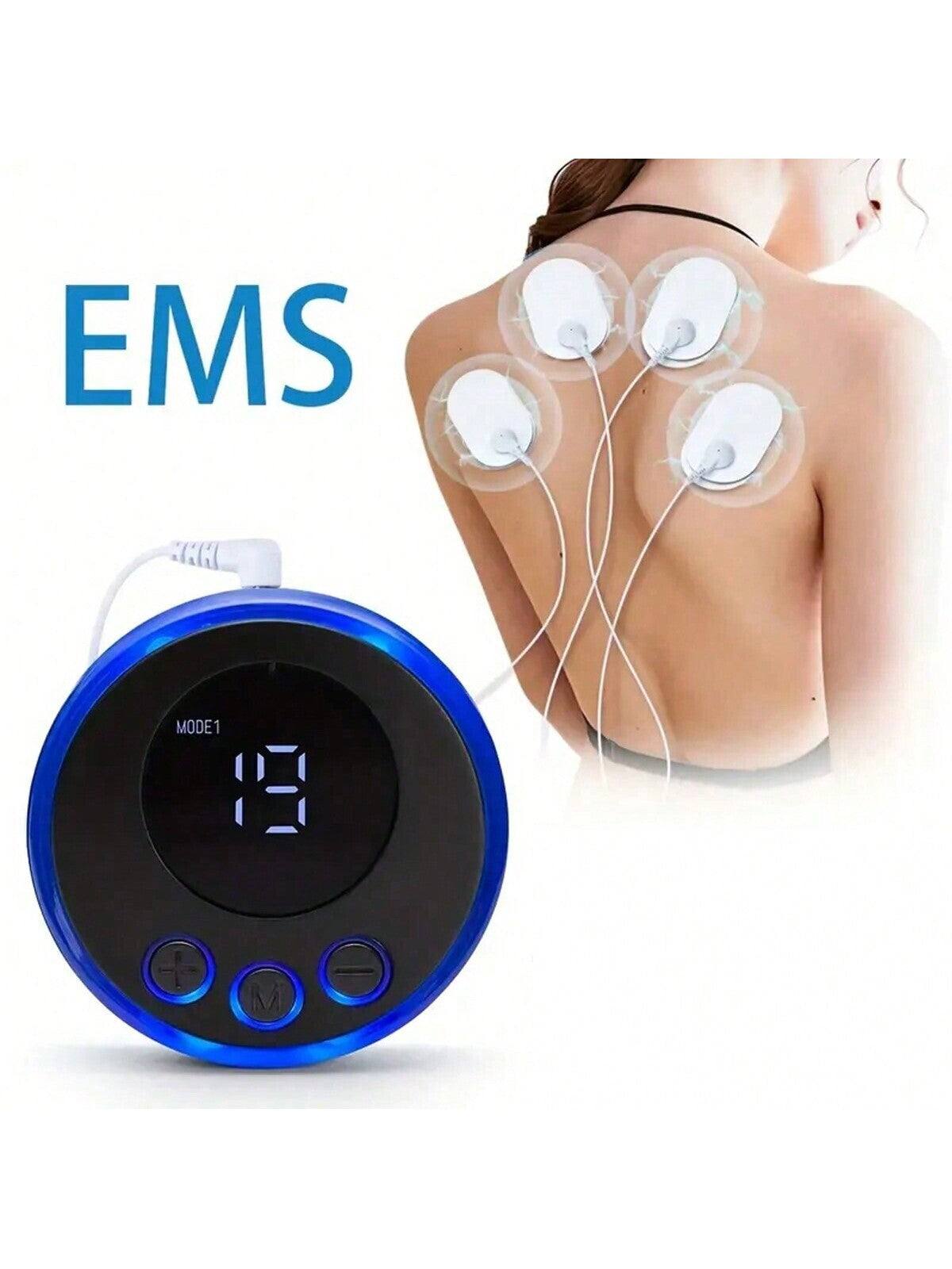 Neck Rechargeable Massager Lcd Display EMS Electric Cervical