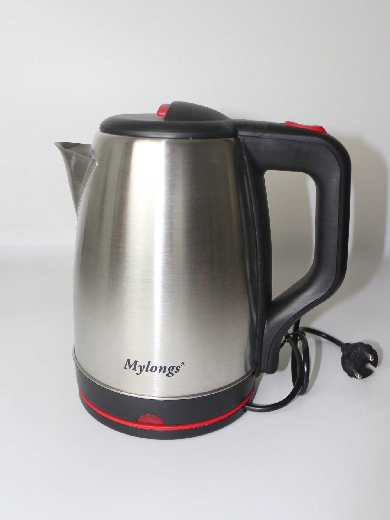 1 Electric Kettle, Fully Automatic Constant Temperature Stainless Steel Kettle 2.0l, 2000 Watts With Led Display, Overheating Protection, Automatic Power Off, 220-240v Large Capacity Health Kettle-Silver-1