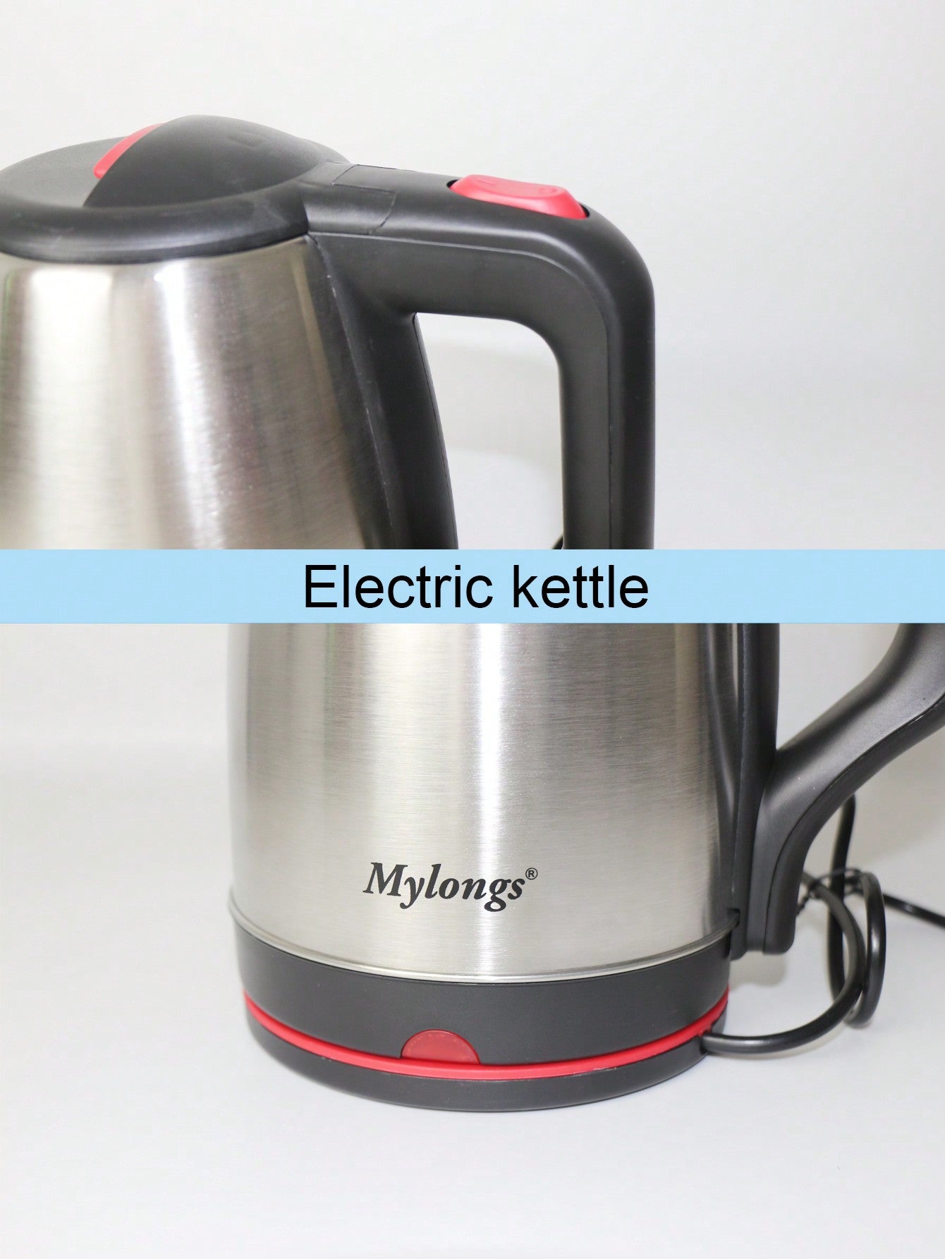 1 Electric Kettle, Fully Automatic Constant Temperature Stainless Steel Kettle 2.0l, 2000 Watts With Led Display, Overheating Protection, Automatic Power Off, 220-240v Large Capacity Health Kettle-Silver-2